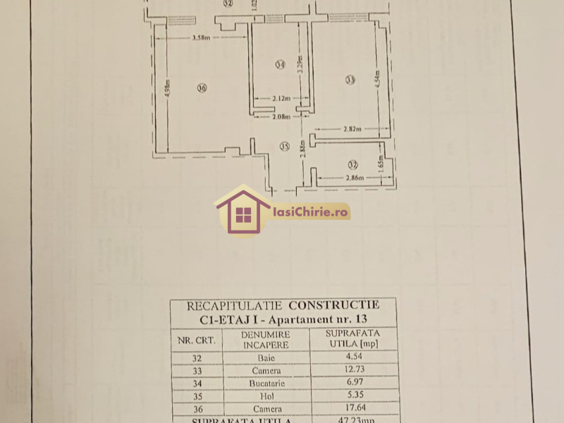 Apartament de vanzare cu 2 camere in Iasi, zona Valea Lupului - Poza 19