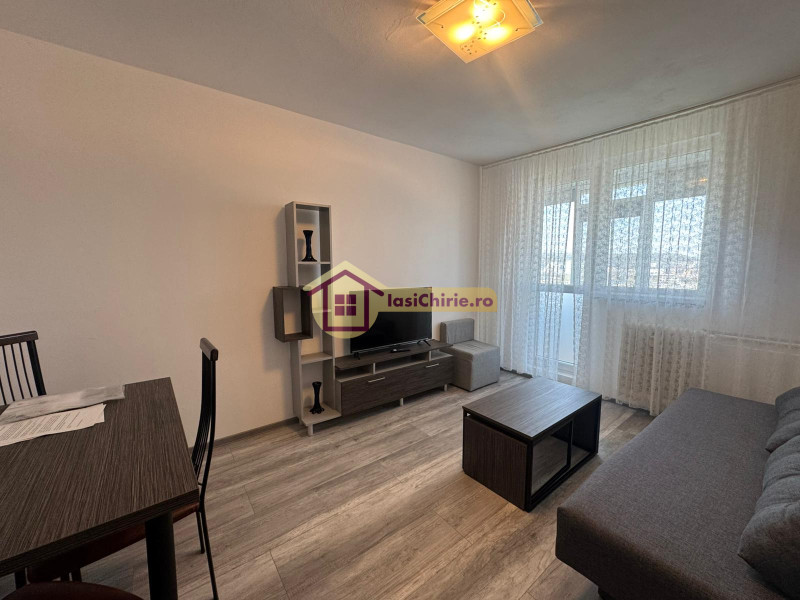 Apartament de inchiriat cu 2 camere in Iasi, de tip decomandat, suprafata de 45 mp, zona Podu Ros