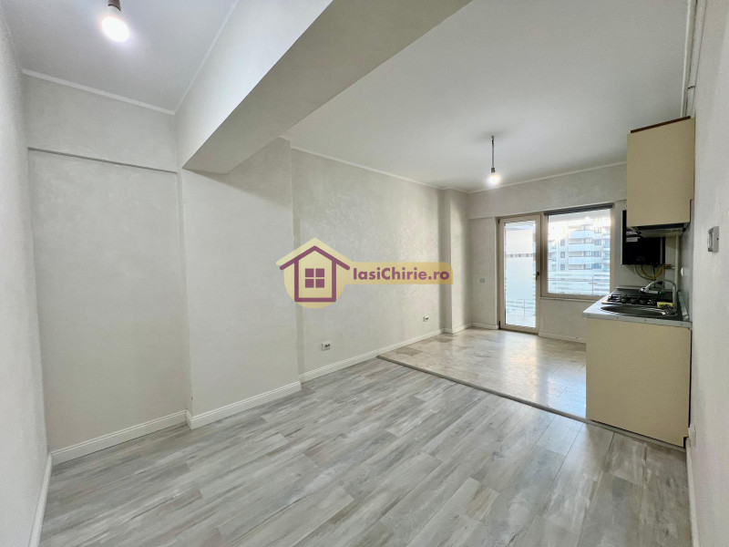 Apartament de inchiriat cu 2 camere in Iasi, de tip semidecomandat, suprafata de 45 mp, zona Copou(Royal Town )