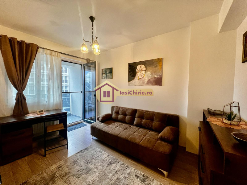 Apartament de inchiriat cu o camera in Iasi, de tip decomandat, suprafata de 40 mp, zona Centru(Palas Mall)