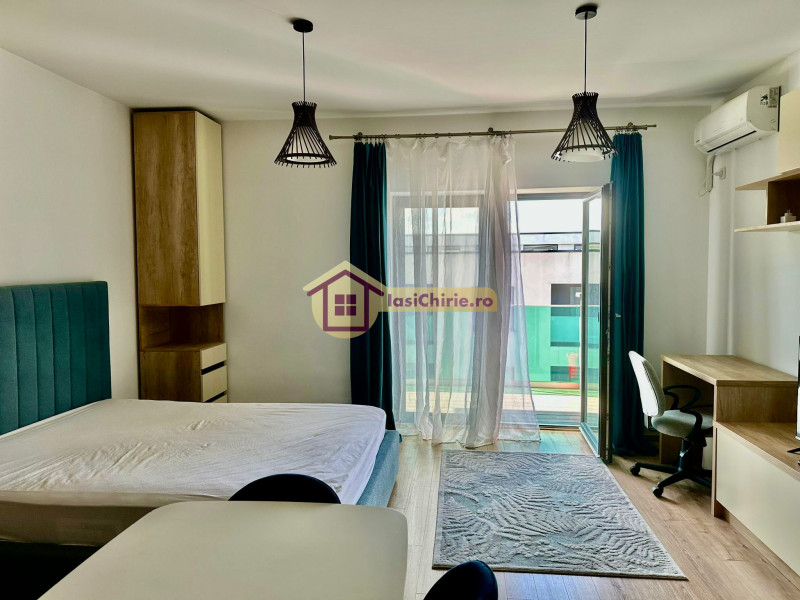 Apartament de vanzare cu o camera in Iasi, de tip semidecomandat, suprafata de 37 mp, zona Copou(Sararie)