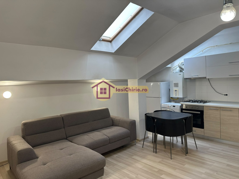 Apartament de inchiriat cu 2 camere in Iasi, de tip semidecomandat, suprafata de 55 mp, zona Tatarasi