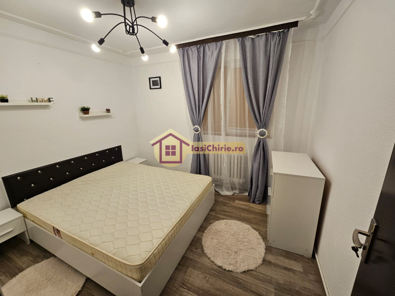 Apartament de inchiriat cu 2 camere in Iasi, de tip decomandat, suprafata de 45 mp, zona Alexandru cel Bun