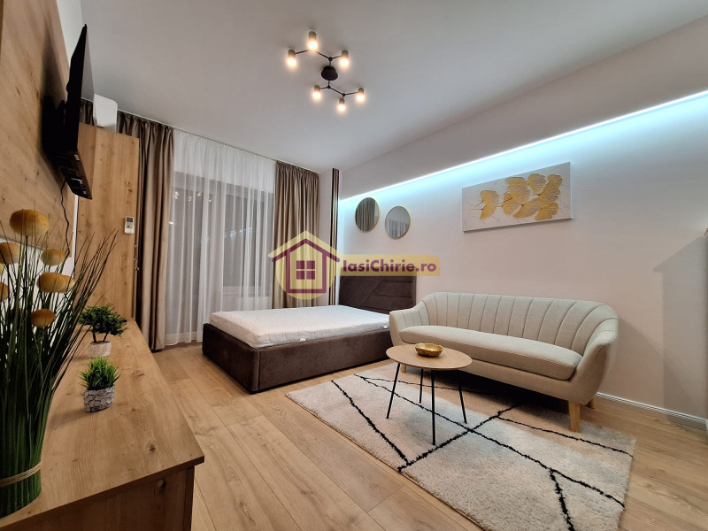 Apartament de inchiriat cu o camera in Iasi, de tip decomandat, suprafata de 40 mp, zona P-ta Nicolina