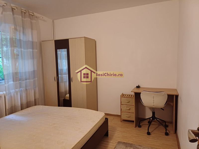Apartament de inchiriat cu 2 camere in Iasi, de tip decomandat, suprafata de 45 mp, zona Galata