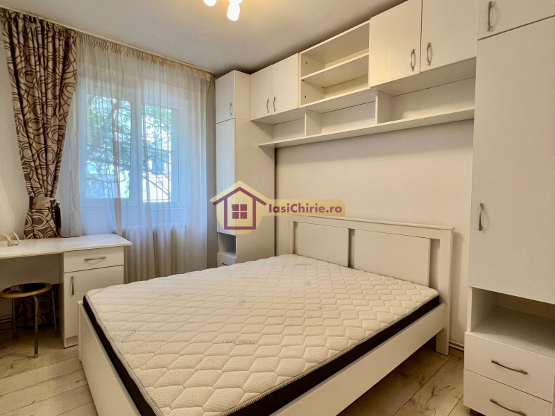 Apartament de inchiriat cu 5 camere in Iasi, de tip semidecomandat, suprafata de 70 mp, zona Gara(Strapungere Silvestru)