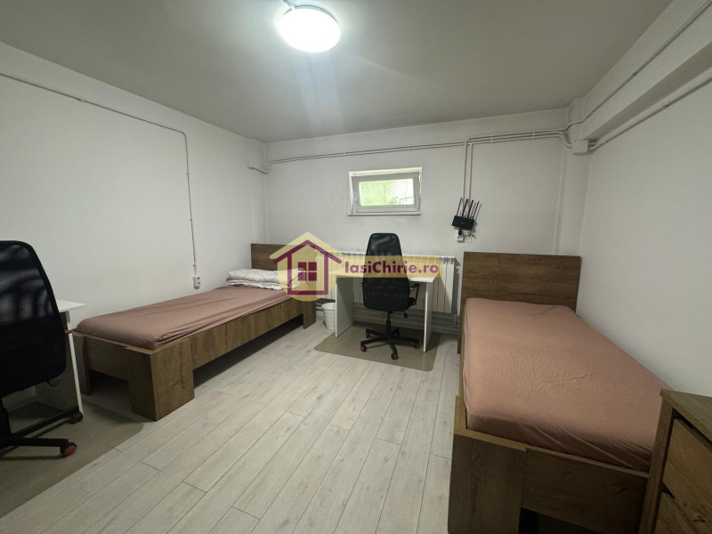 Apartament de inchiriat cu o camera in Iasi, de tip Open space, suprafata de 25 mp, zona Tatarasi