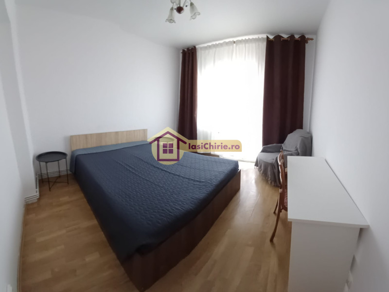 Apartament de inchiriat cu 3 camere in Iasi, de tip decomandat, suprafata de 73 mp, zona Dacia