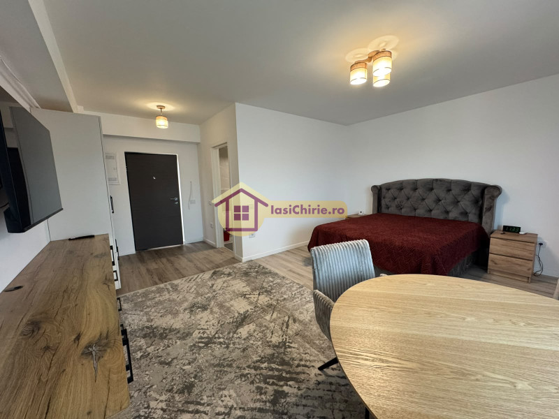 Apartament de inchiriat cu o camera in Iasi, de tip decomandat, suprafata de 42 mp, zona Bucium