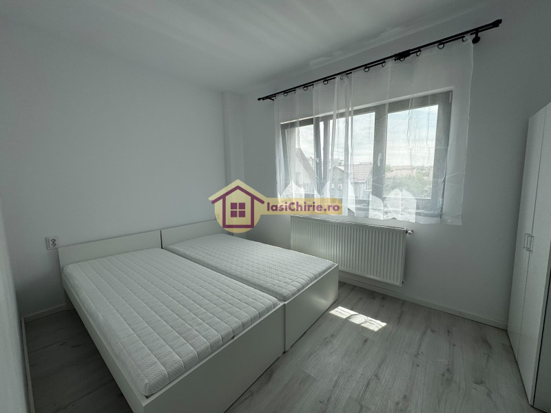 Apartament de inchiriat cu 2 camere in Iasi, de tip decomandat, suprafata de 50 mp, zona Visani
