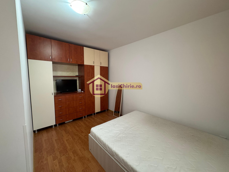 Apartament de inchiriat cu o camera in Iasi, de tip semidecomandat, suprafata de 42 mp, zona Tatarasi