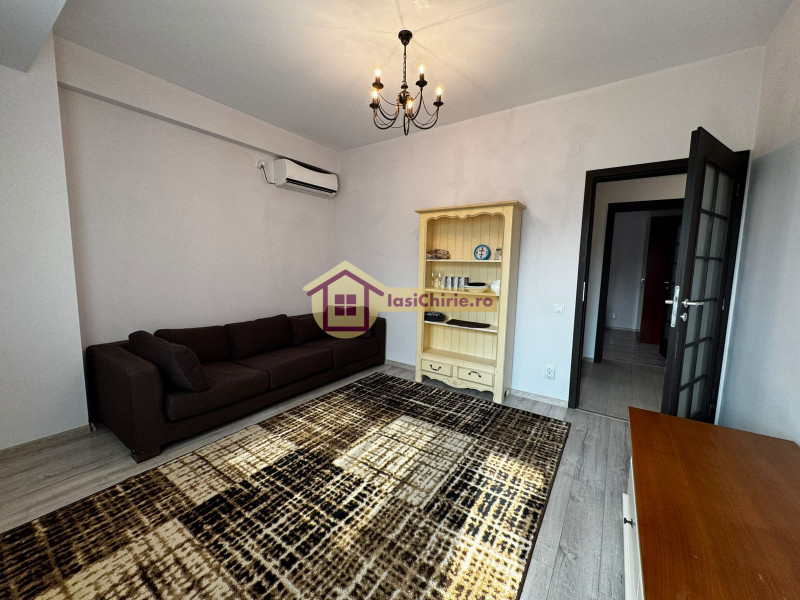 Apartament de inchiriat cu 2 camere in Iasi, de tip decomandat, suprafata de 50 mp, zona Tatarasi