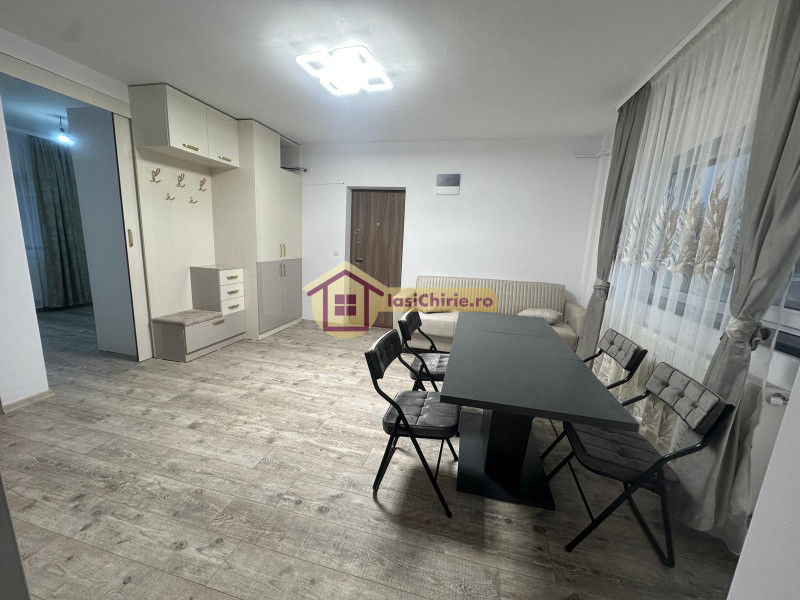 Apartament de vanzare cu 2 camere in Iasi, de tip semidecomandat, suprafata de 55 mp, zona Visani