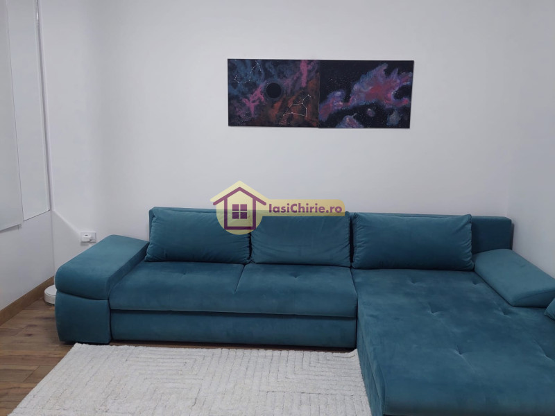 Apartament de inchiriat cu o camera in Iasi, de tip decomandat, suprafata de 40 mp, zona Bucium