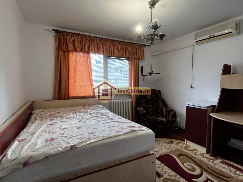 Apartament de inchiriat cu 3 camere in Iasi, de tip decomandat, suprafata de 70 mp, zona Nicolina(Scoala Gimnaziala Alecu Russo)