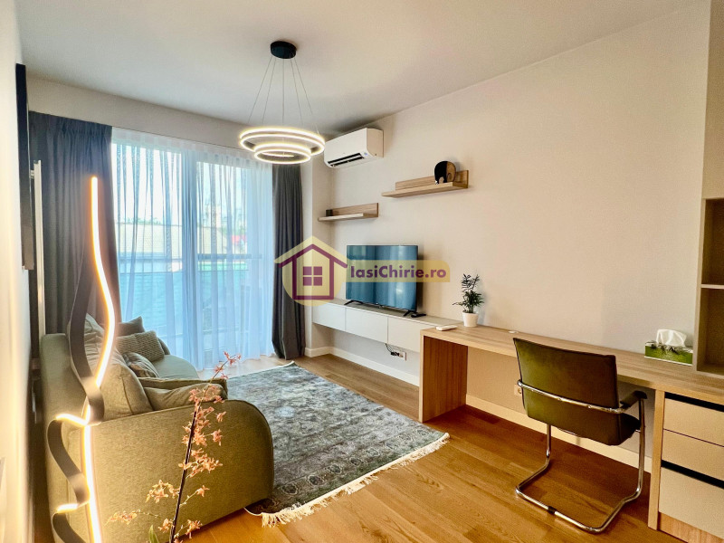 Apartament de inchiriat cu 2 camere in Iasi, de tip semidecomandat, suprafata de 64 mp, zona Central(Palas Campus)