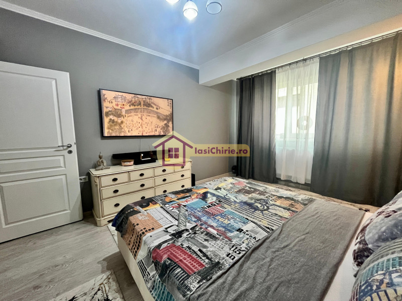 Apartament de inchiriat cu 3 camere in Iasi, de tip decomandat, suprafata de 80 mp, zona Valea Adanca(Pepinierii)