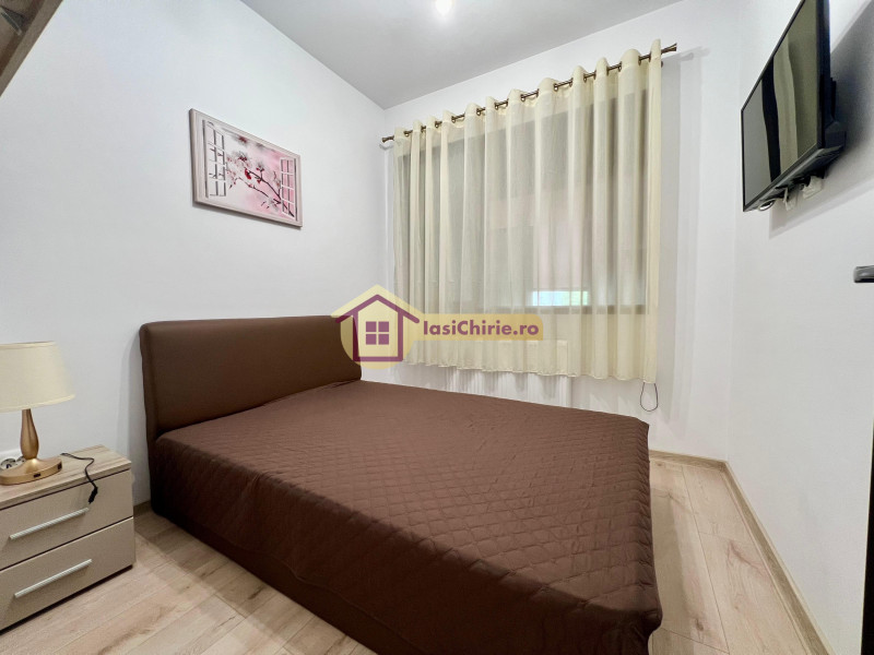 Apartament de inchiriat cu 2 camere in Iasi, de tip semidecomandat, suprafata de 35 mp, zona Central(Palas Mall)