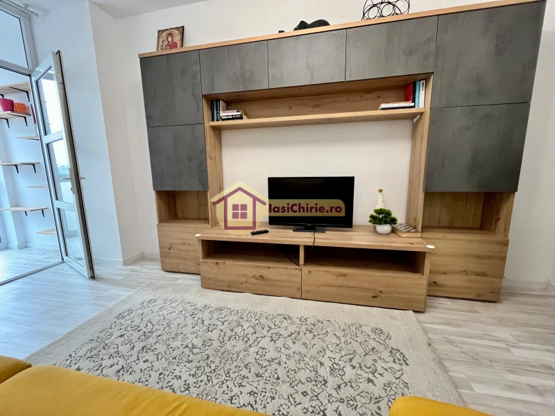 Apartament de inchiriat cu 2 camere in Iasi, de tip decomandat, suprafata de 66 mp, zona Lunca Cetatuii(Cartier Visoianu)