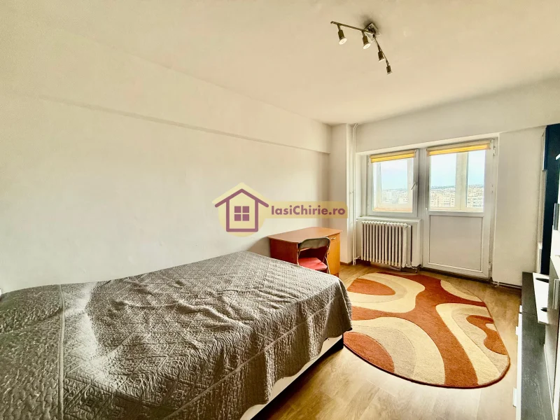 Apartament de inchiriat cu o camera in Iasi, de tip decomandat, suprafata de 38 mp, zona Gara(Gara)