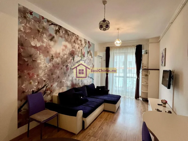 Apartament de inchiriat cu o camera in Iasi, de tip Open space, suprafata de 35 mp, zona Central(Palas Mall)