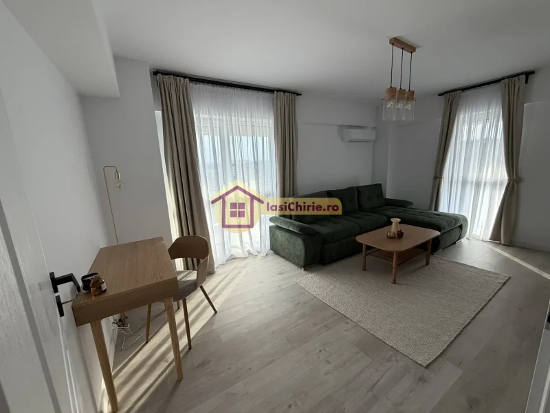 Apartament de inchiriat cu 2 camere in Iasi, de tip decomandat, suprafata de 57 mp, zona Galata(Onyx Residence)