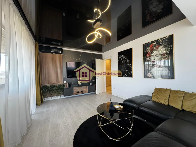 Apartament de inchiriat cu 2 camere in Iasi, de tip decomandat, suprafata de 65 mp, zona Visani