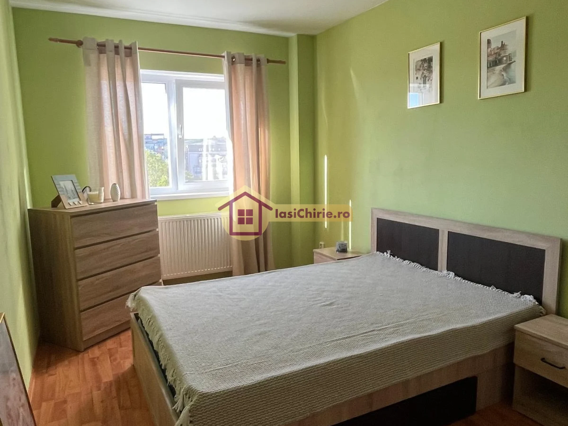 Apartament de inchiriat cu 2 camere in Iasi, de tip decomandat, suprafata de 52 mp, zona Pacurari(Kaufland Pacurari)