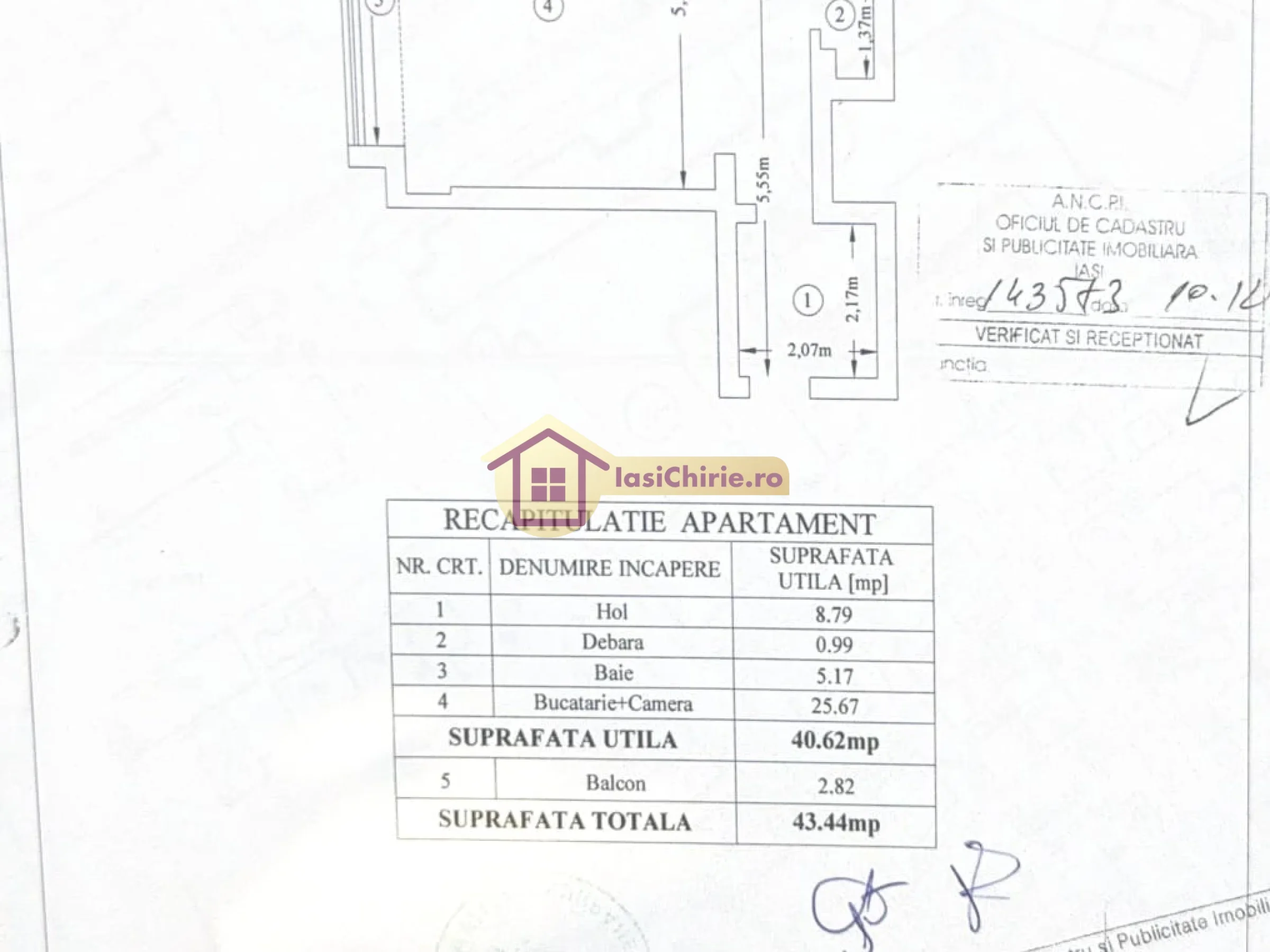 Apartament de vanzare cu o camera in Iasi, zona Gara - Poza 16