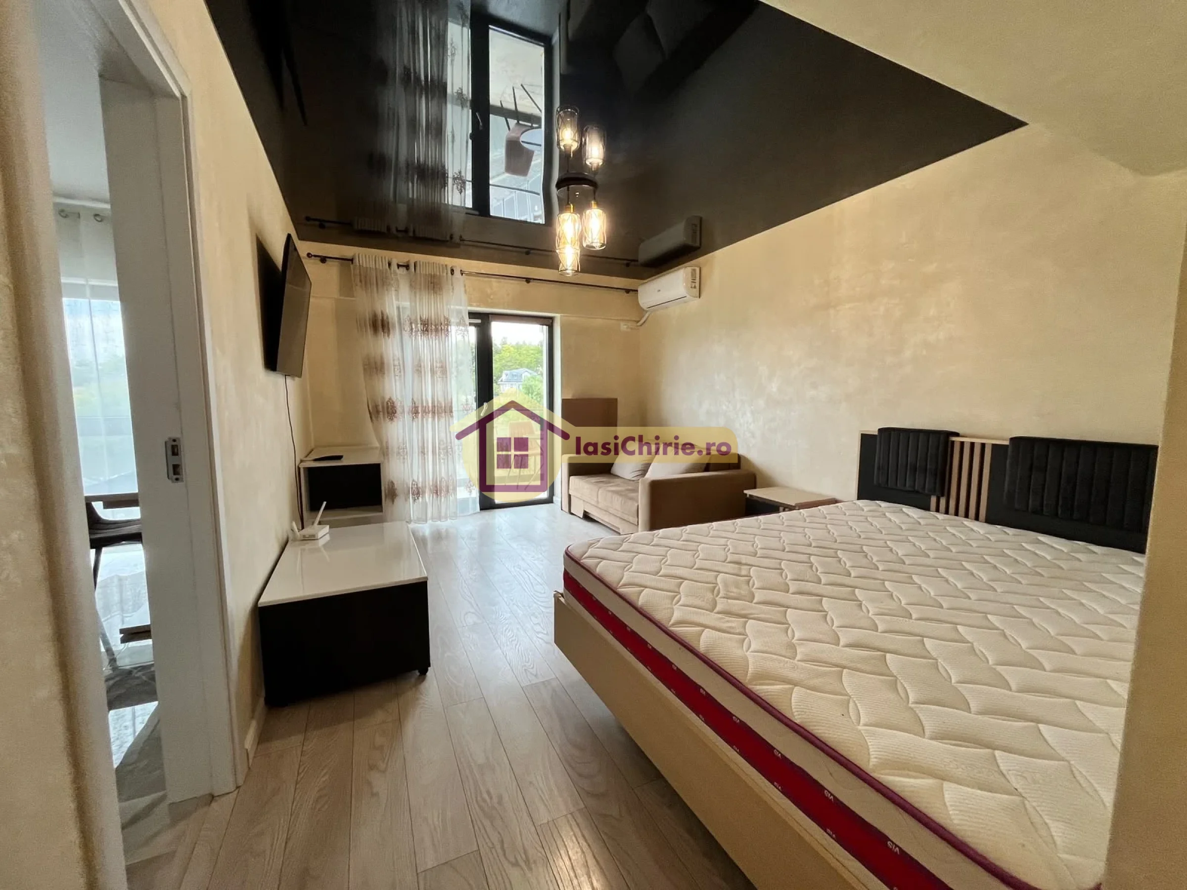 Apartament de inchiriat cu o camera in Iasi, de tip semidecomandat, suprafata de 45 mp, zona Pacurari(Alpha Bank)