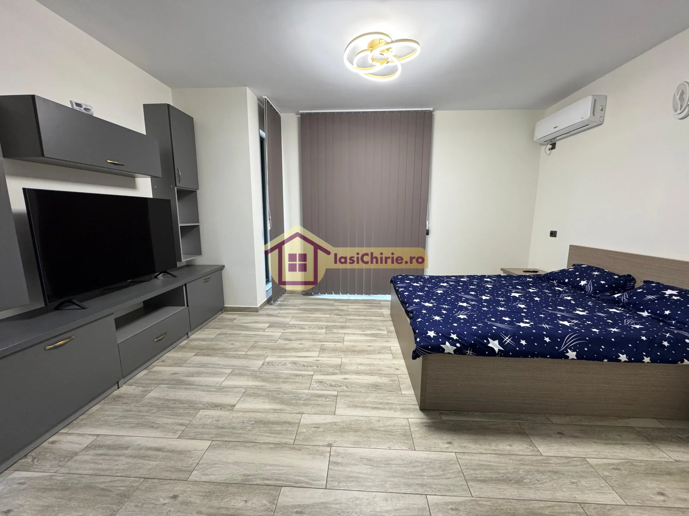 Apartament de inchiriat cu 2 camere in Iasi, de tip decomandat, suprafata de 60 mp, zona Bucium