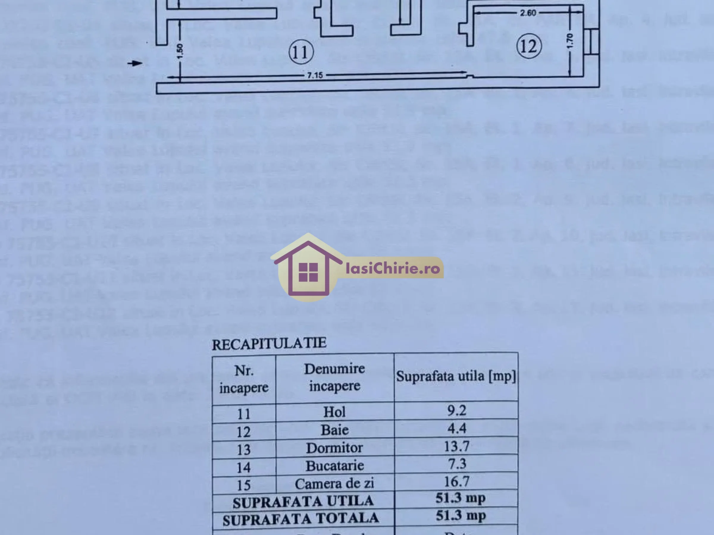 Apartament de vanzare cu 2 camere in Iasi, zona Valea Lupului - Poza 18