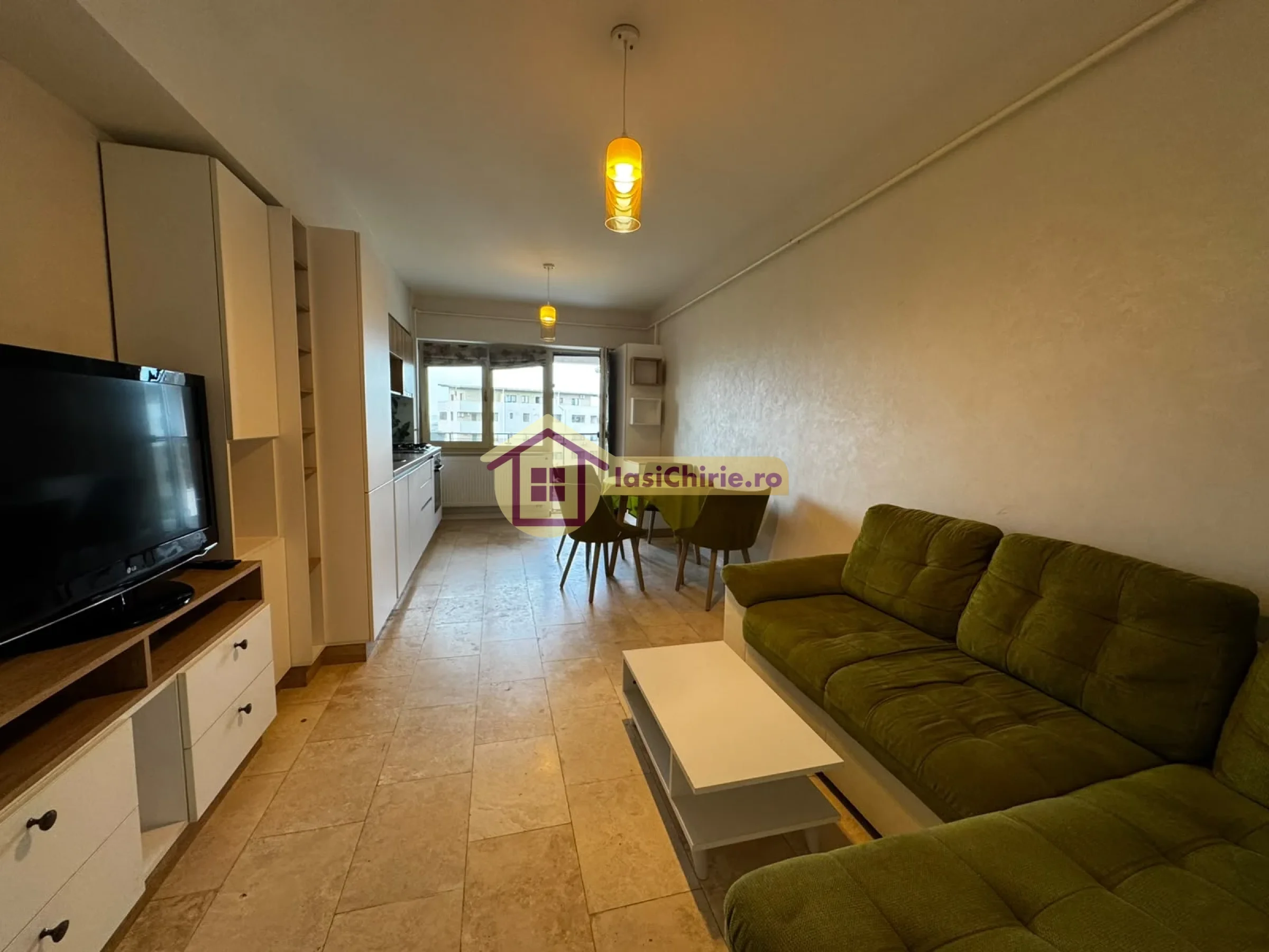 Apartament de inchiriat cu 2 camere in Iasi, de tip semidecomandat, suprafata de 65 mp, zona Moara de Vant