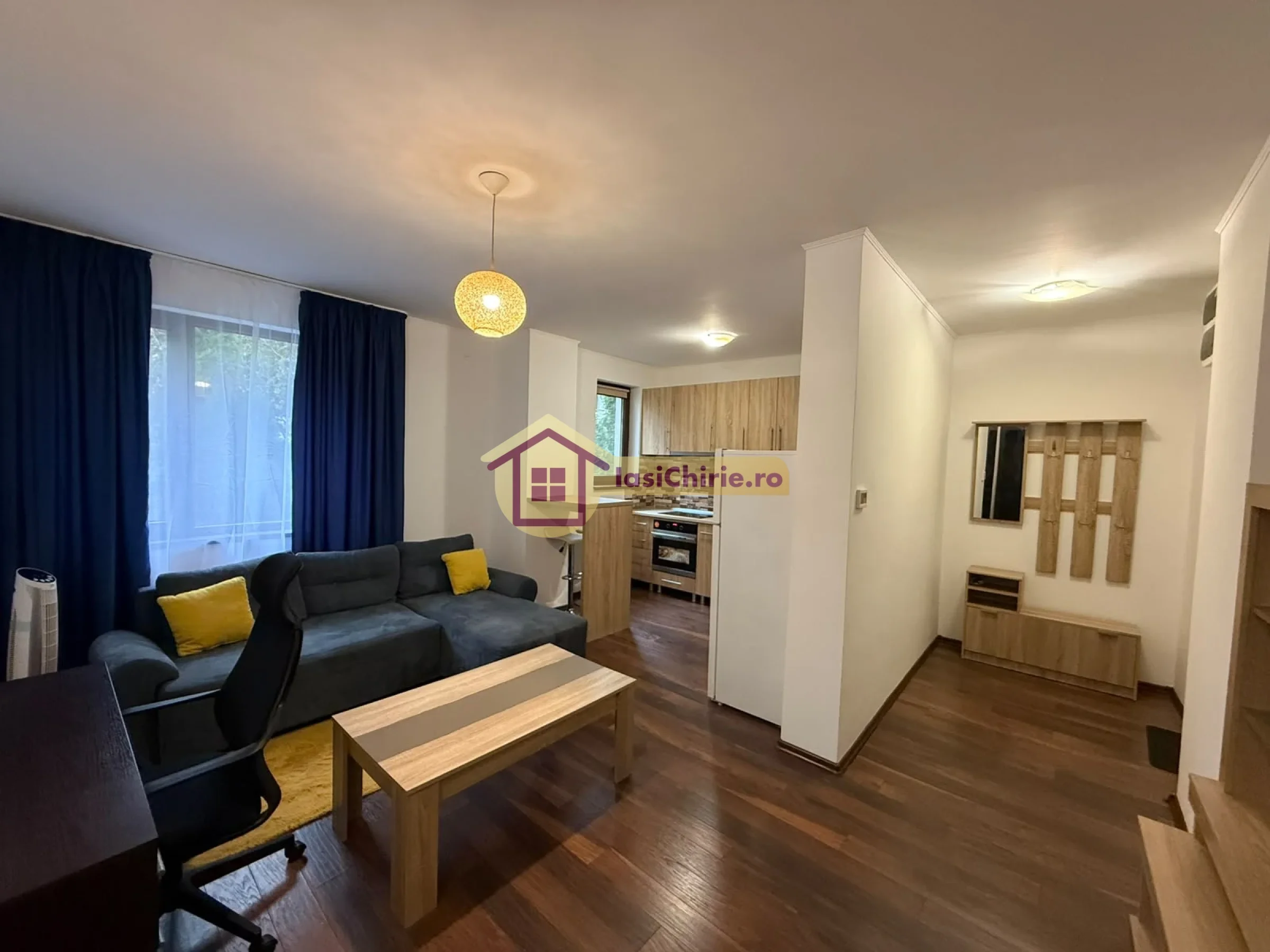 Apartament de inchiriat cu 2 camere in Iasi, de tip Open space, suprafata de 45 mp, zona Central(Mitropolie)