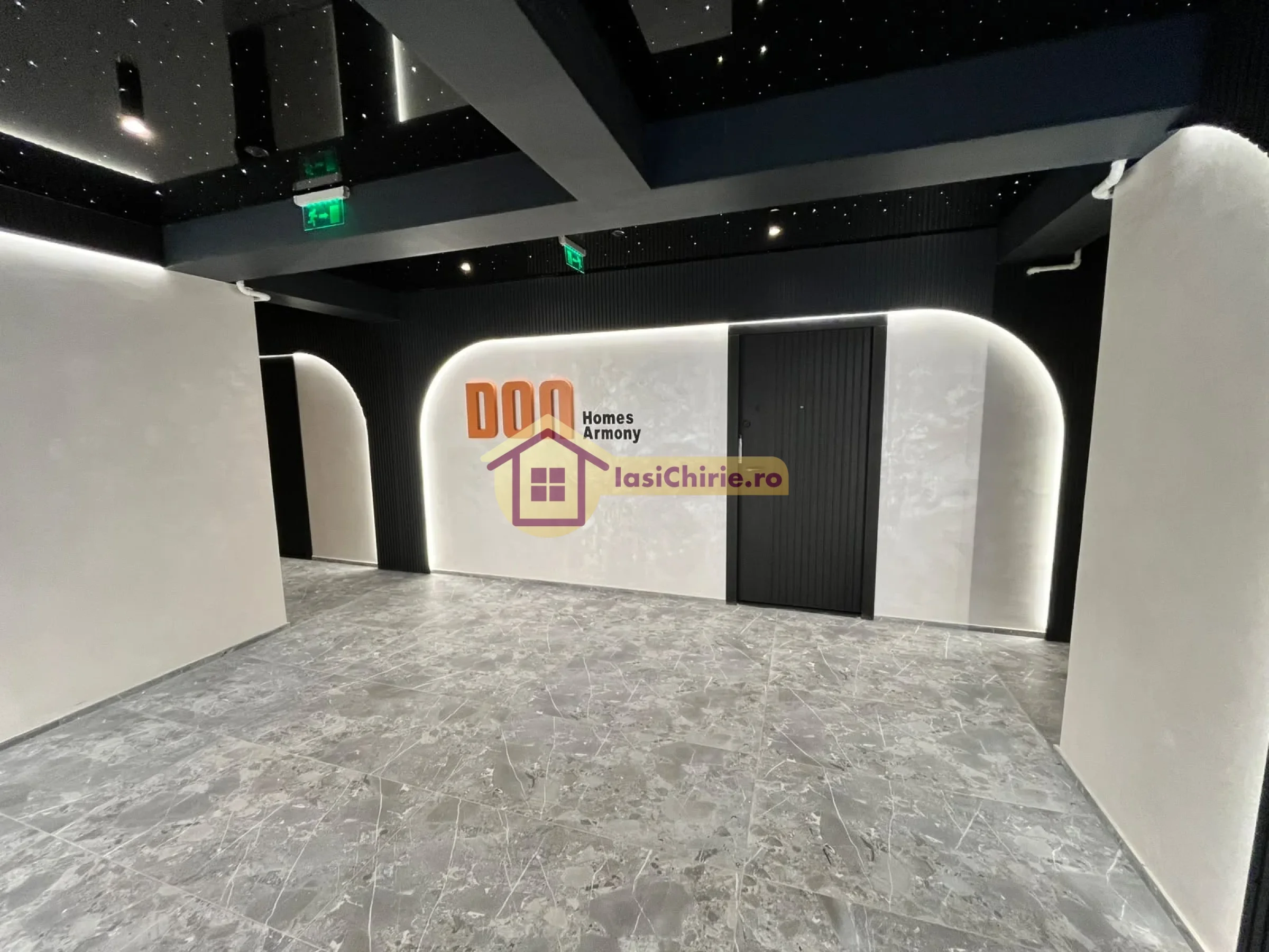 Apartament de inchiriat cu 2 camere in Iasi, de tip Open space, suprafata de 57 mp, zona Rediu(Don Homes Armony)
